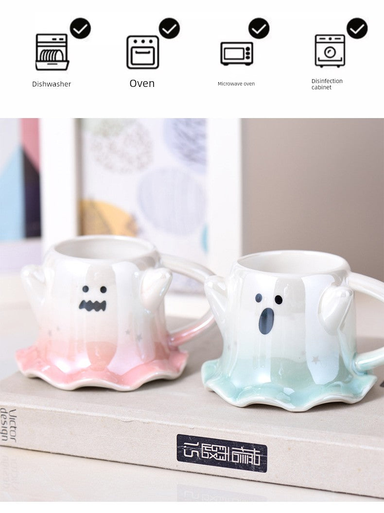 Creative Practical Ghost Girlfriends Birthday Ceramic Cup